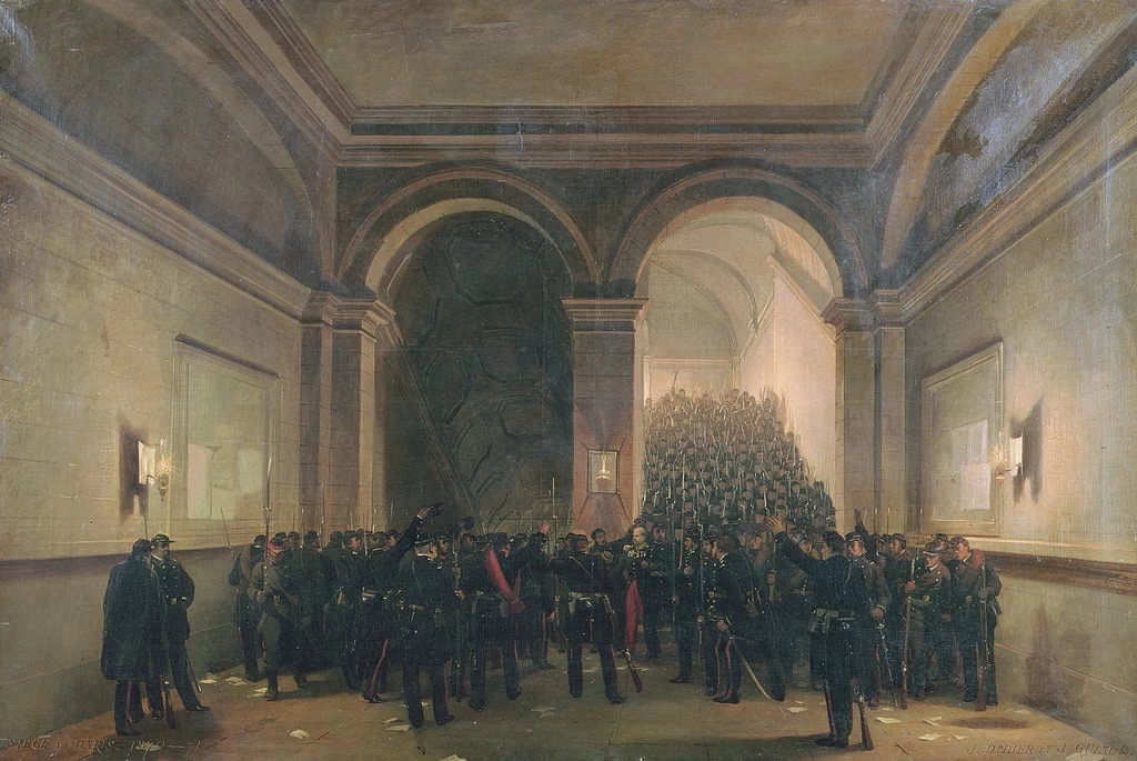 Ingresso del 106° battaglione nel municipio di Parigi, 31 ottobre 1870
